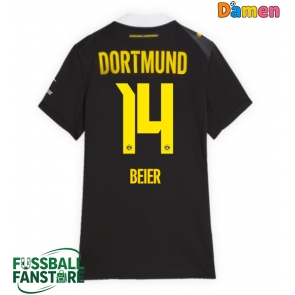 Borussia Dortmund Maximilian Beier #14 Replik Auswärtstrikot Damen 2026-27 Kurzarm